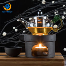 Teapot Heating Base Warm Tea Maker Insulation Base CoffeeWarmer Wine Boiled Tea Heated Ceramic Candle Tray Holding Furnace 2024 - buy cheap