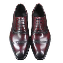 SIPRIKS-zapatos de vino italianos hechos a mano para hombre, zapatos de vino rojo, negro, Brogue, Oxford, Piel De Becerro, trajes formales para caballero, vestido 45 46, 2021 2024 - compra barato