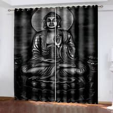 Tamanho personalizado luxo blackout cortinas da janela 3d para sala de estar cortinas cinzentas personalidade 2024 - compre barato