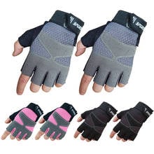 Gym Weightlifting Fitness Half Finger Gloves Outdoor Sports Glove Touch Screen for Teenagers Kids Cycling Gloves 2024 - buy cheap