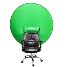 56inch Green Screen Backdrops Photography Background Portable Fold Reflector For Live Broadcast YouTube Video Studio Round 142cm 2024 - buy cheap