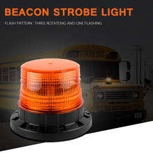 Luz LED circular boscópica con Base magnética para camión, camión, autobús escolar, Flash de advertencia de emergencia 2024 - compra barato