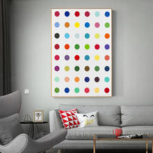 DAMIEN HIRST Canvas Painting Dot Pictures Printed On Canvas Modern Abstract Art Butterfly Canvas Wall Art Decoration Paintings 2024 - buy cheap