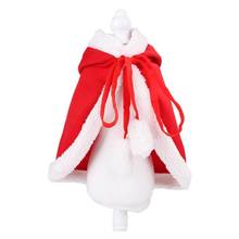 Warm Pet Dog Cloak Cat Scarf Cap Dog Hoodie Winter Christmas Party Clothes Festival Shawl Kitten Puppy Accessories Chihuahua 2024 - buy cheap