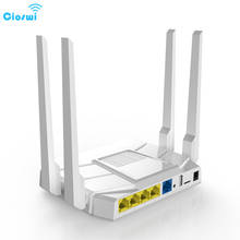 Cioswi-enrutador Wifi inalámbrico WE1326BKC 4G LTE de 1200Mbps, enrutador Openwrt para el hogar, Chip MTK7621A, antena de alta ganancia, lector de tarjetas SD 2024 - compra barato