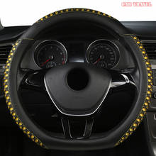 CAR TRAVEL Leather Car Steering Wheel Cover For Mitsubishi ASX Outlander Lancer Pajero L200 Mirage Triton Attrage 2024 - buy cheap