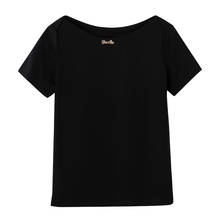 Camisa feminina de algodão com capuz, camiseta moderna de cor sólida e mangas curtas para mulheres, tamanho grande, verão, novo, 2021 2024 - compre barato
