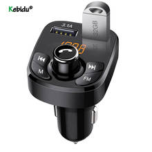 Kebidu Car Mp3 Player Bluetooth 5.0 FM Transmitter Modulator Handsfree Car Accessories Audio FM Transmittor 3.1A Fast Charger 2024 - buy cheap