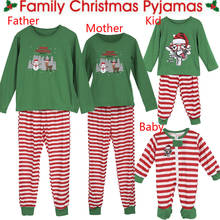 Christmas Family Pajamas Set Family Matching Outfits Adults Kid xmas PJs Sets Party Xmas Sleepwear  Nightwear 2024 - buy cheap