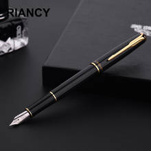 Caneta tinteiro iraurita de metal, artigo de luxo, caneta tinteiro 0.5mm, artigo de caligrafia 2024 - compre barato