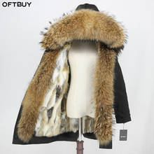 OFTBUY Waterproof Parka Winter Jacket Women Real Fur Coat Natural Raccoon Fur Collar Hood Rabbit Fur Liner Thick Warm Outerwear 2024 - buy cheap