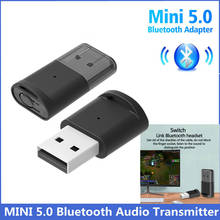 B53 adaptadores do transmissor bluetooth bt 5.0 usb sem fio adaptador de computador receptor áudio transmissor dongles portátil fone de ouvido 2024 - compre barato