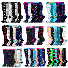 Dropship Compression Stockings Wholesales Multi Pairs Unisex Sports Socks Varicose Veins Socks Football Running Socks Men Socks 2024 - buy cheap