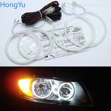 For BMW 3 Series E90 2005 2006 2007 2008 Super Bright white color 3528 SMD led Angel Eyes kit daytime running light DRL 2024 - buy cheap