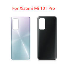 Задняя крышка аккумулятора для Xiaomi Mi 10T Pro, задняя крышка корпуса, боковой ключ, замена, ремонт, запасные части 2024 - купить недорого