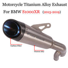 For BMW S1000XR 2015 2016 2017 2018 2019 Motorcycle Exhaust System Modified Middle Link Pipe Escape Moto Titanium Alloy Muffler 2024 - buy cheap