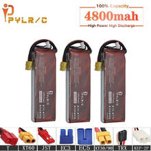 High Rate 11.1v 4800mAh Lipo Battery For RC Helicopter Parts 3s Lithium battery 11.1v 45C RC Cars Airplanes Drone Battery T/XT60 2024 - buy cheap