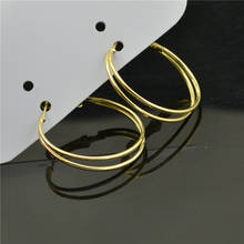 Clip on the ear Without piercings Hoop Earrings for women Small circle Rings Accessories Fashion Jewelry Casual Ladies Earings 2024 - buy cheap