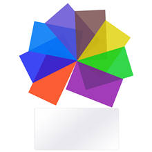 Neewer-Paquete de 8 filtros de Color de iluminación, Tansparent, corrección de Color, en 8 colores diferentes para Neewer 660, luz LED para vídeo 2024 - compra barato