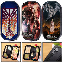 Estuche de lápices multifunción Attack on Titan CHRONICLE para niños, caja de lápices de Anime, bolsa de bolígrafos de dibujos animados para estudiantes, Portalápices para niños, regalo 2024 - compra barato