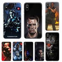 Funda de teléfono Terminator Schwarzenegger para iphone, 12, 5, 5s, 5c, se, 6, 6s, 7, 8 plus, x, xs, xr, 11 pro max, mini 2024 - compra barato