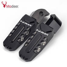 n max MaMotorcycle Accessories Rear Passenger Foot Peg Footrests For Yamaha N-MAX NMAX 155 NMAX155 N-MAX155 2015- 2019 2018 2020 2024 - buy cheap