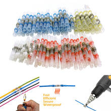 25pcs Heat-shrink Tubing Connectors Electrical Wire Terminals Insulated Butt Splices Waterproof Solder Seal Sleeve Accessories 2024 - buy cheap