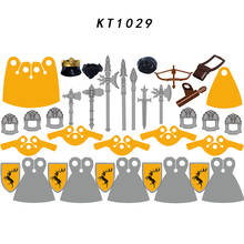 KT1029 Medieval Knight GOT Baratheon Archer Lancer Shield Helmet Accessories Action Figures Building Blocks Kids Toys For Kids 2024 - buy cheap