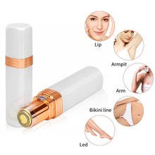 Electric Hair Shaving Device Perfect Hair Removal Lipstick Shape Female Facial Epilator Painless Safety Female Body Facial Tools 2024 - buy cheap