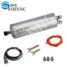 CNC spindle 220v AC spindle motor 800W 5A φ65×195MM ER1124000rpm water-cooled engraving spindle motor 4 bearing THD-65-800C 2024 - buy cheap