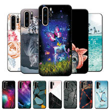 Capa de silicone tpu macio para huawei p30 pro, capa protetora para gato, proteção traseira, pára-choque, 6.1 polegadas 2024 - compre barato