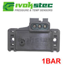 Sensor de pressão do coletor, 1 barra, para buick século honda, chevrolet, beretta, jeep, cherokee, ponitiac, aztek, 8933000273 2024 - compre barato