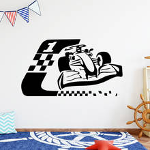 Beauty go-kart Vinyl Kitchen Wall Stickers Wallpaper For Living Room Kids Room Wall Stickers Waterproof Wallpaper 2024 - buy cheap