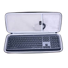 LTGEM Waterproof EVA Hard Case for Logitech MX Keys Advanced Wireless Illuminated Keyboard 2024 - compre barato