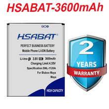 Hsabat bateria 100% de 3600mah, para bluboo maya em estoque 2024 - compre barato