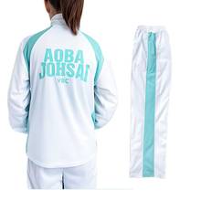 MeetLife-traje de Cosplay de Haikyuu, chaqueta, pantalones, uniforme de Anime, Aoba, Johsai, Oikawa, Tooru, ropa deportiva 2024 - compra barato