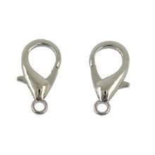 20pcs 18mm Lobster Claw Clasps Jewelry DIY Makings Findings Supplies Silver Color 2024 - buy cheap