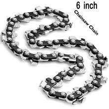 3/5Pcs Mini Chainsaw Chain 6 Inch Chainsaw Chain Guide Saw Chain Replacement Portable 2024 - buy cheap