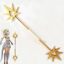 Juego LOL Luxanna Cos Elementalist Lux Light Element, palo de Cosplay de piel, accesorios de arma, varitas para Halloween y Navidad 2024 - compra barato