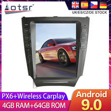 Для Lexus IS250 IS300 IS200 IS220 IS350 2005-2012 Tesla styel Android 9 автомобильный DVD GPS навигация радио мультимедиа головное устройство 2024 - купить недорого