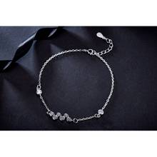 HYH Faint Halo Silvery Wedding Party Bracelet Girl Prom Night Trendy 925 Sterling Silver Chain Banquet Charm Fashion Bracelet 2024 - buy cheap