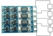 Доски для балансирования 4S 4-секционный 14,4 V/16,8 V 18650 литий-ионный Батарея балансировки модуль полной зарядки 2024 - купить недорого