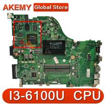 Akemy-placa base de ordenador portátil, placa base para ACER Aspire E5-574, I3-6100U, DAZAAMB16E0, N16P-GT-A2, DDR3 2024 - compra barato