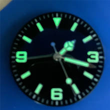 Креативный светящийся циферблат для наручных часов, 29 мм, циферблат для Miyota 8215, 821A, для Mingzhu DG2813, DG3804, запчасти для автоматического часового механизма 2024 - купить недорого