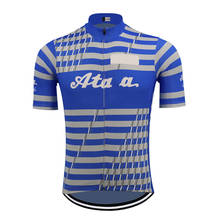 Camiseta de ciclismo del equipo italiano, maillot de manga corta para bicicleta de montaña, profesional, triatlón, al aire libre, personalizado 2024 - compra barato