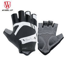 WHEEL UP Breathable Cycling Gloves Half Finger Fitness Gloves Men Fishing Gloves Damping Bicycle Gloves Non-slip Bike Gloves 2024 - buy cheap