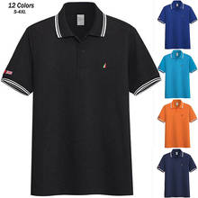 Polos de manga corta para hombre, camisetas informales de marca, ropa de algodón con solapa, S-4XL, de verano, nuevo diseño, a la moda 2024 - compra barato