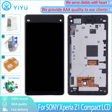 4.3" Original For SONY Xperia Z1 Compact LCD Display Touch Screen Digitizer Replacement For Sony Z1 Mini LCD+Frame D5503 2024 - buy cheap