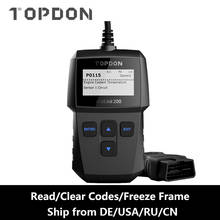 Topdon-scanner de diagnóstico automotivo al200 com leitor de código do carro, ferramenta completa obd2, scanner, reparo 2024 - compre barato