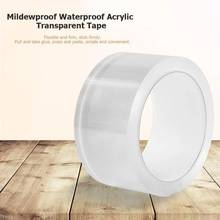 30/50MM Nano Tape Tracsless Single Sided Tape Transparent No Trace Reusable Waterproof Adhesive Tape Cleanable Home Car Reuse 2024 - купить недорого
